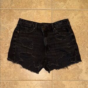 American Eagle Outfitters Black Jean Shorts